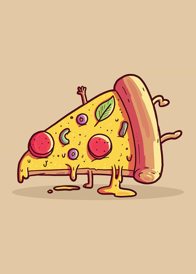 Poster Illustration Pizza