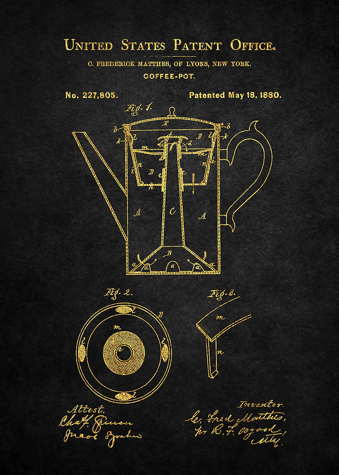 60 Coffee Pot Patent Prin
