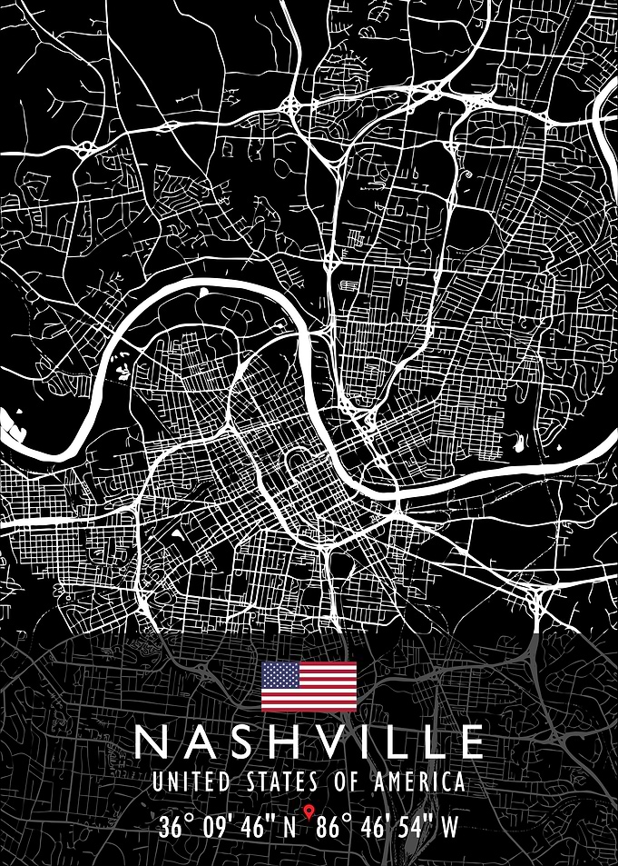NASHVILLE MAP USA