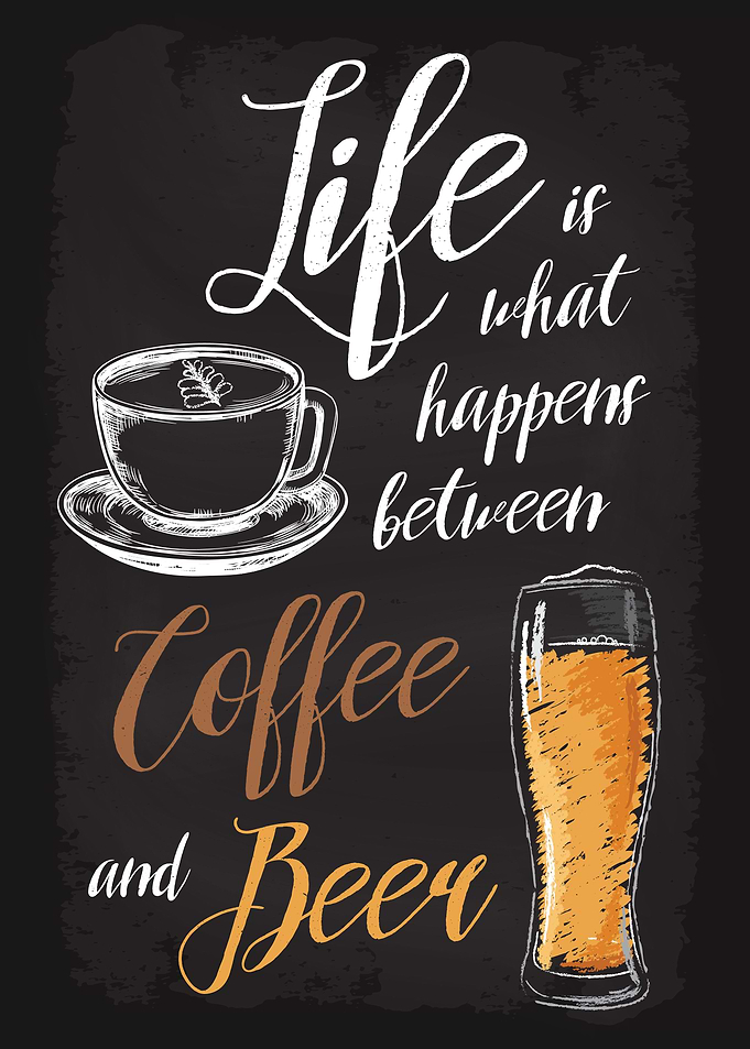 Life Happens Coffee Beer