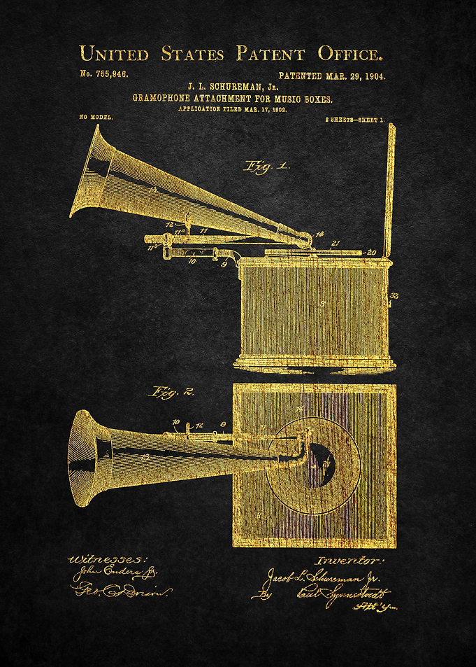 23 Gramophone Box Patent
