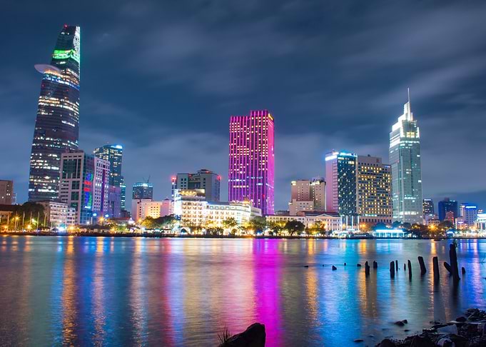 Colourful Skyscrapers
