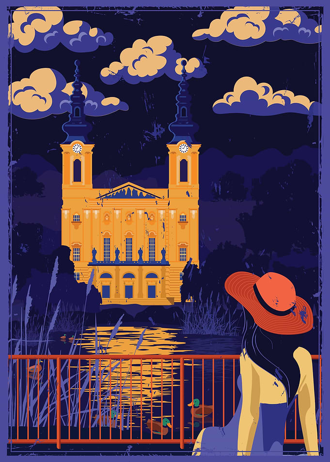 Budapest Travel Poster