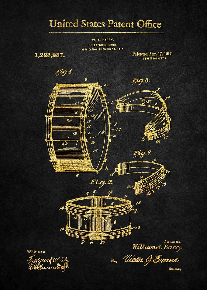 22 Barry Collapsible Drum