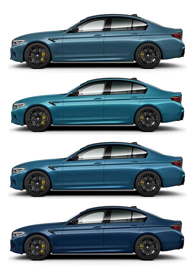 BMW M5 Competition Blue