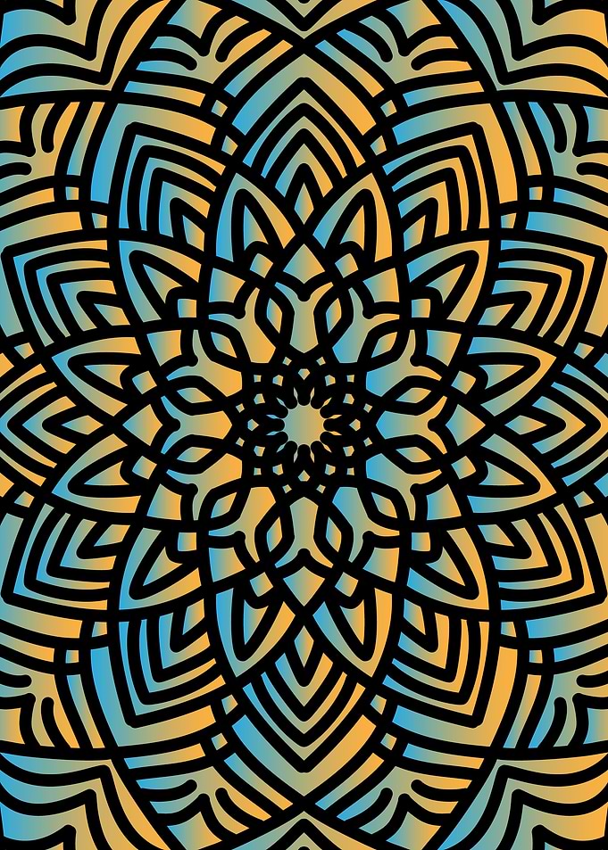 Mandala Art Full Print