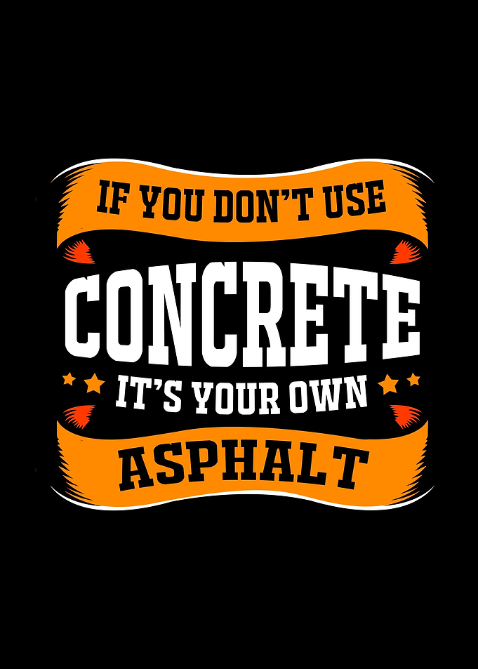 Funny Concrete Worker