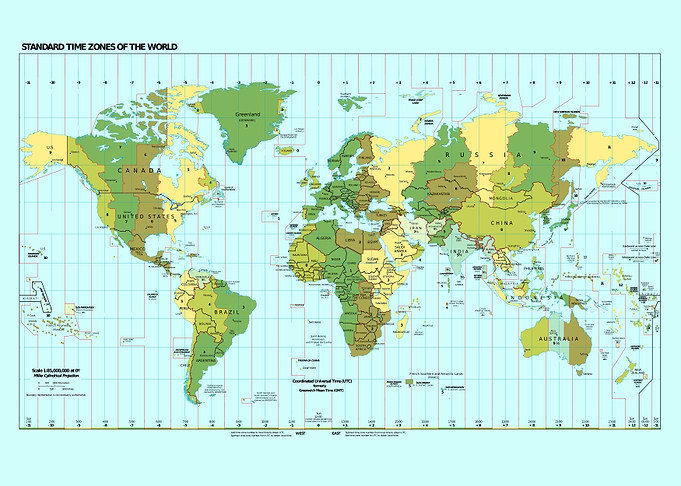 Time Zones of the World