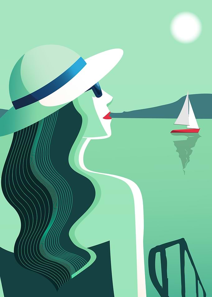 Girl with hat