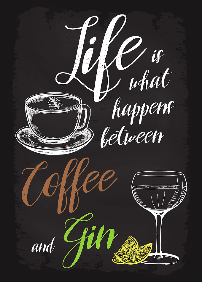 Life Happens Coffee Gin