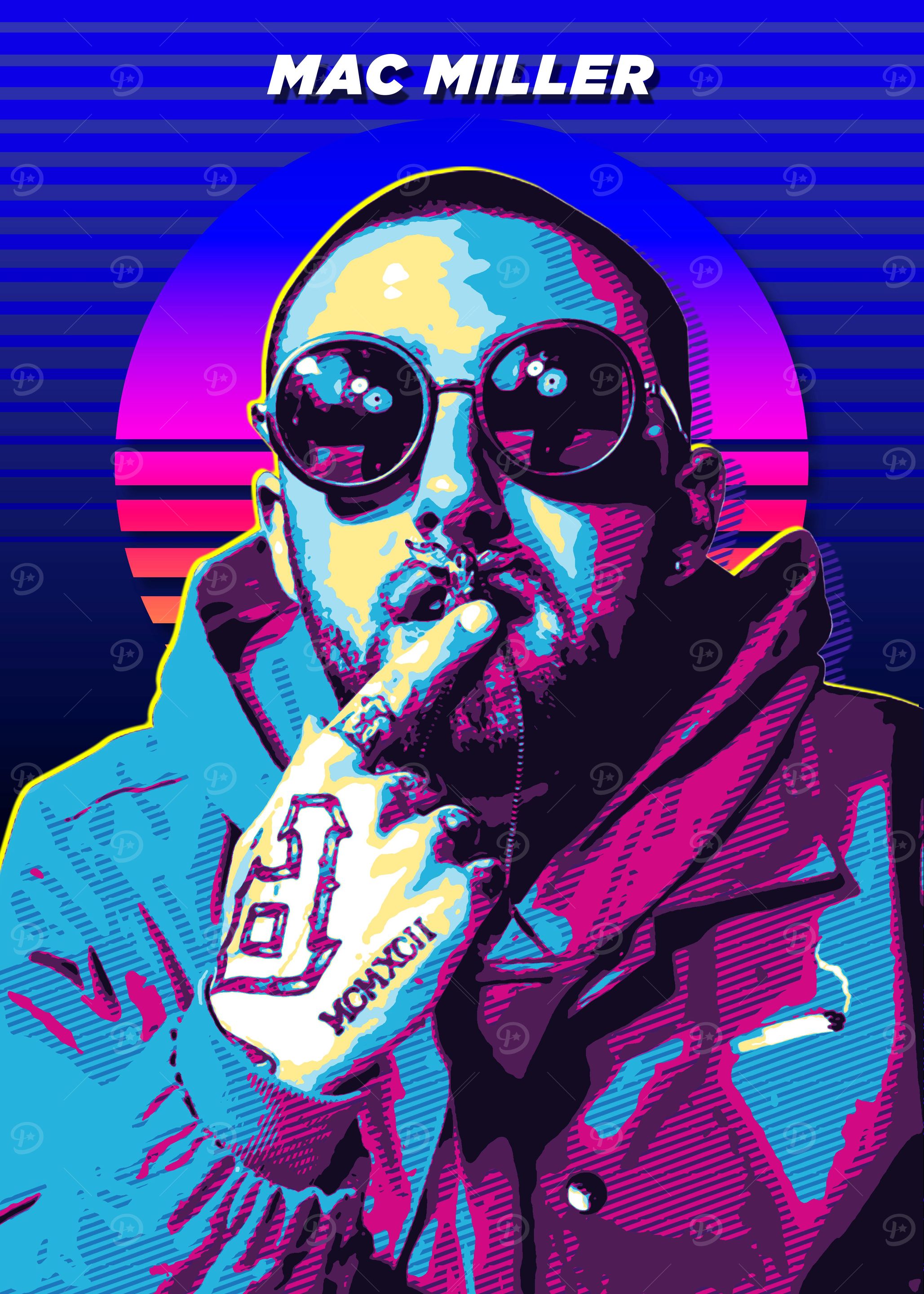 mac miller retro 80s