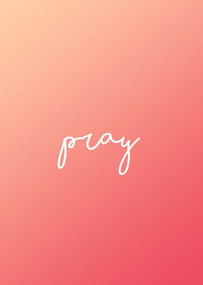 Pray Rainbow Quote