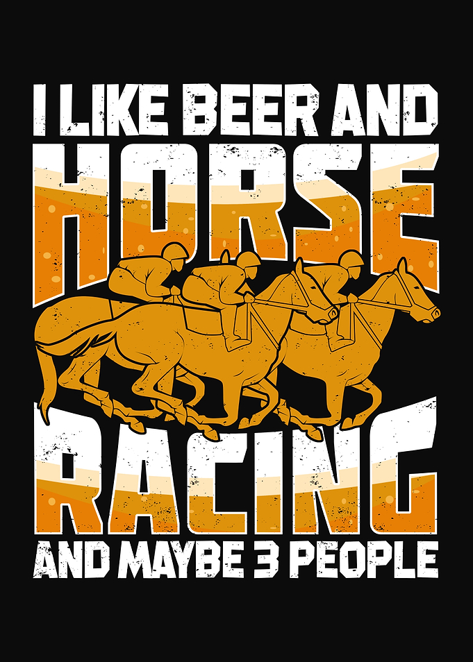 Beer And Horse Racing
