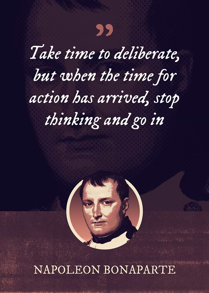 Take time to deliberate