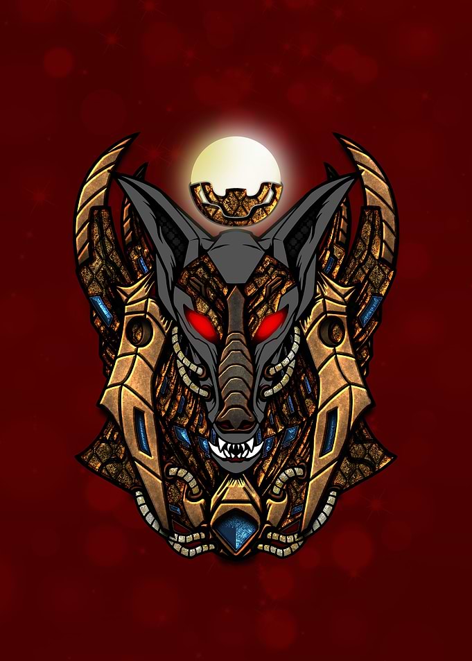 Steampunk of anubis