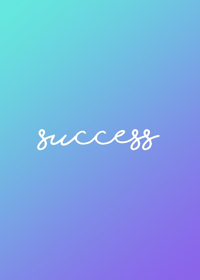 Success Rainbow Quote