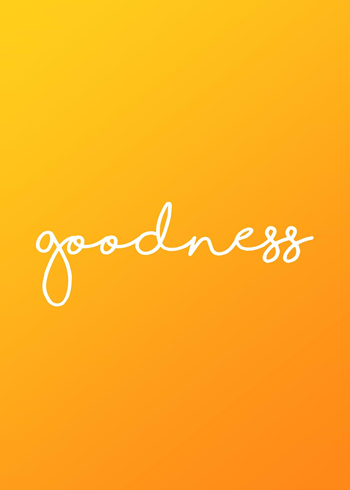 Goodness Rainbow Quote