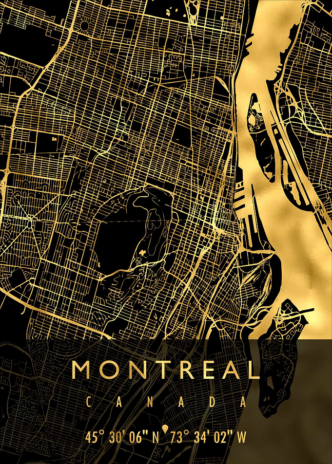 MONTREAL MAP CANADA