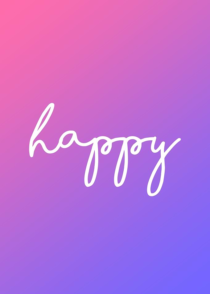 Happy Rainbow Quote