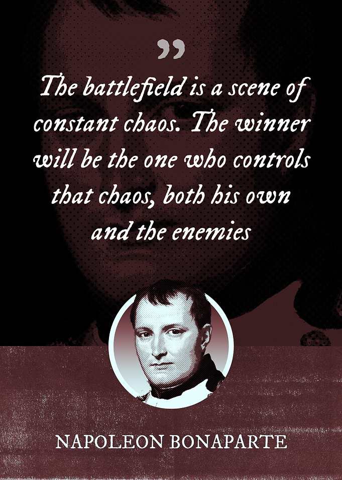 The battlefield is a scene