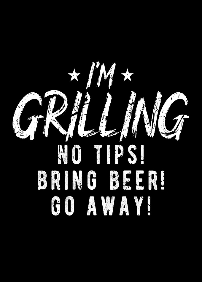Grilling Beer Drinking BBQ