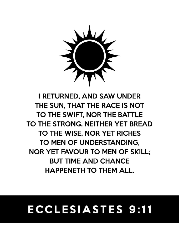 Ecclesiastes 9 11