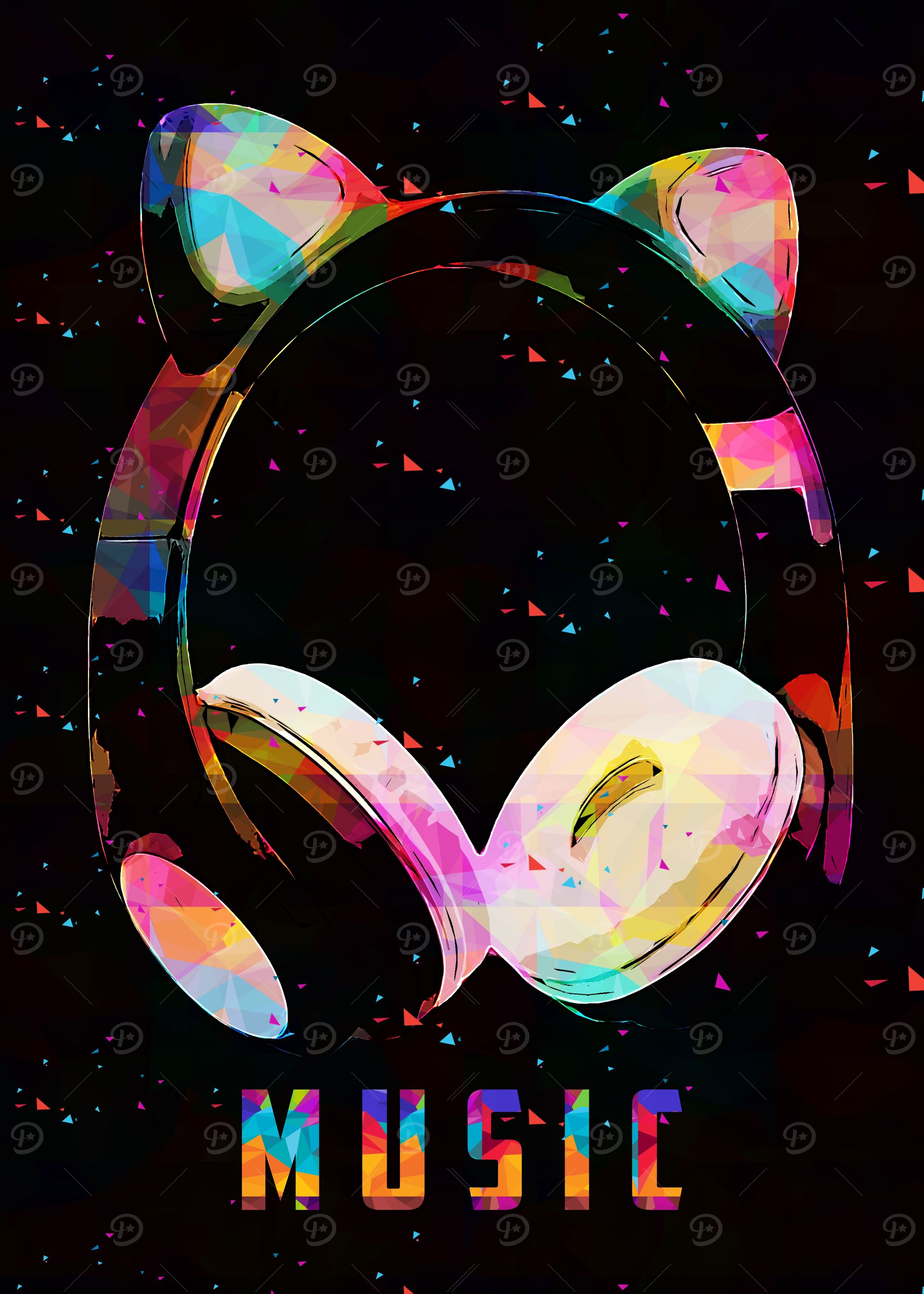 vintage music poster