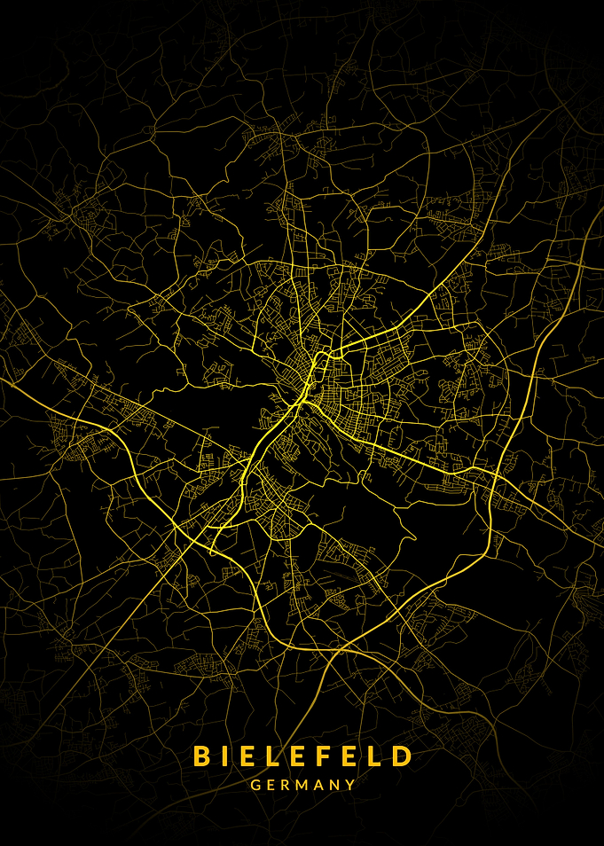 Bielefeld City Germany Map