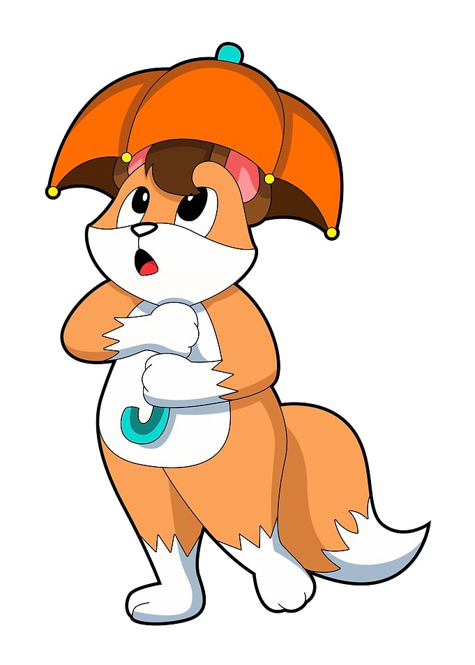 Fox Rain Umbrella