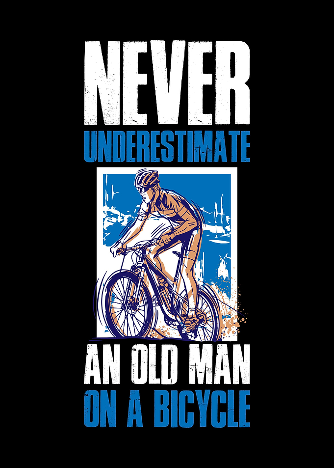 Old Man On A Bicycle
