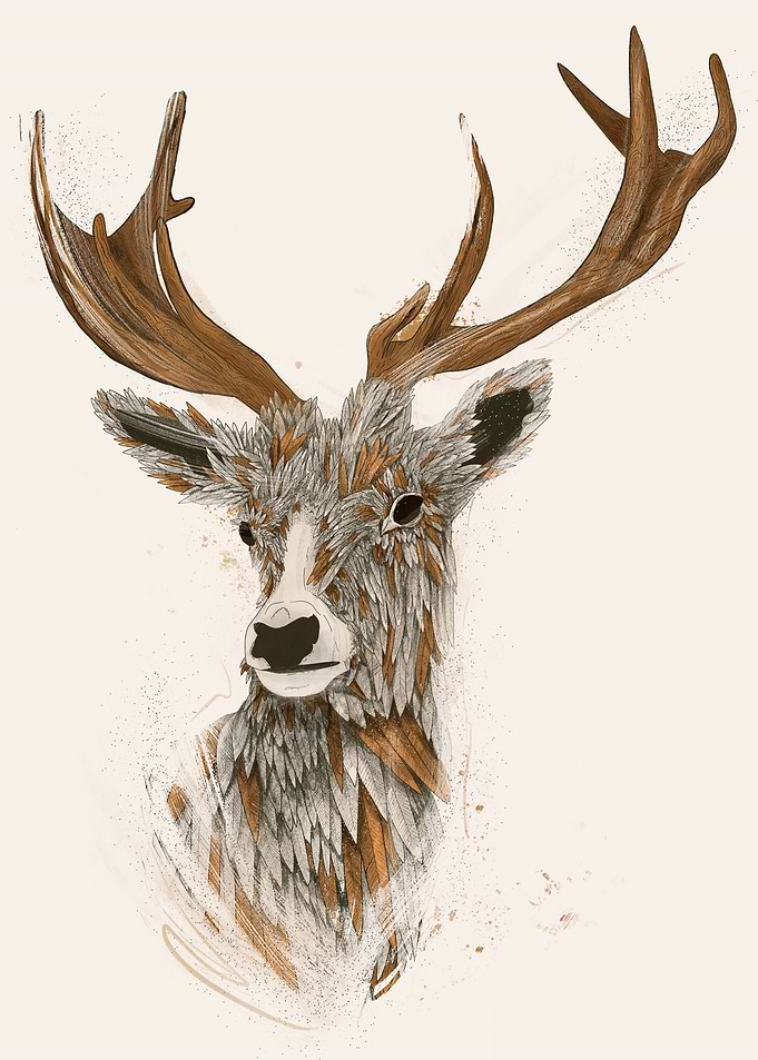 Feathered Deer