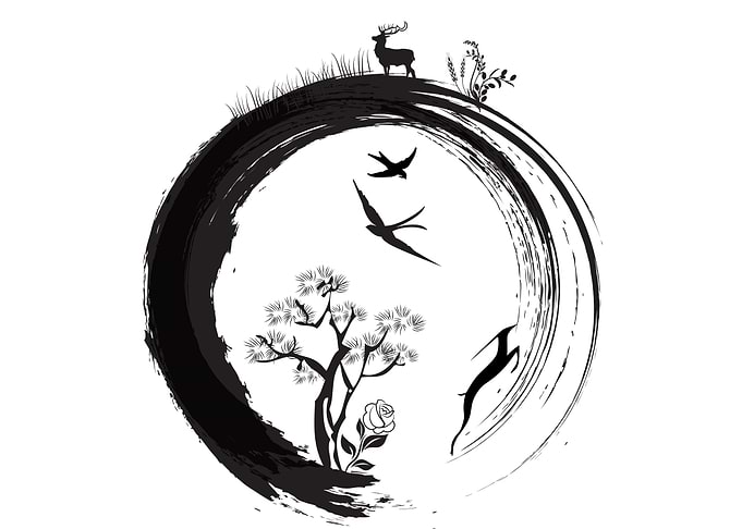 Zen Circle Tree of Life