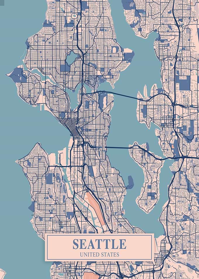Seattle Breezy Map
