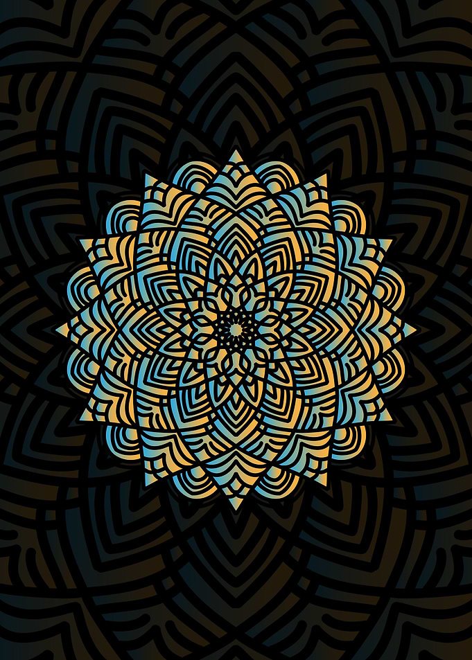 Multicolor Mandala Art