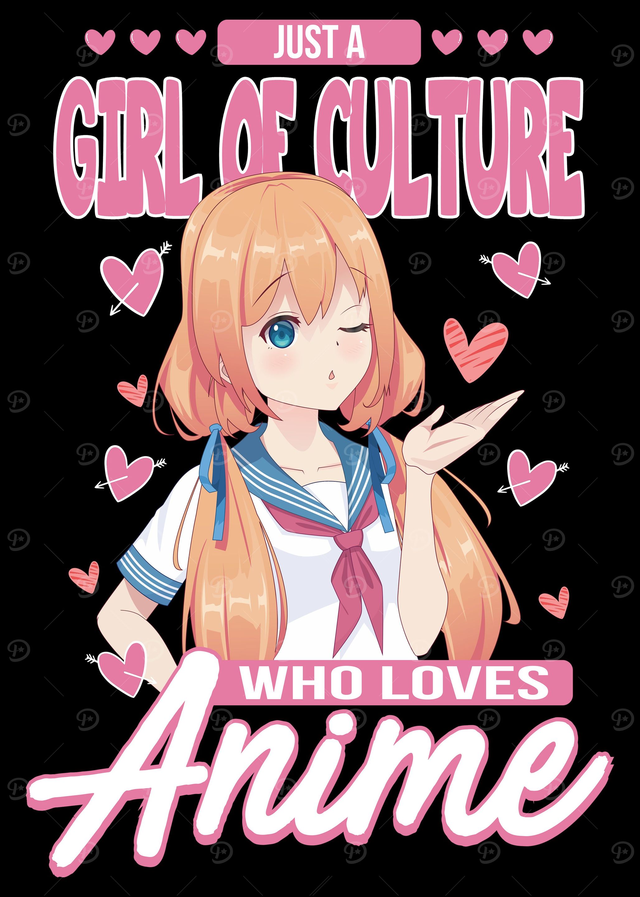 Cute Anime Quote Girl