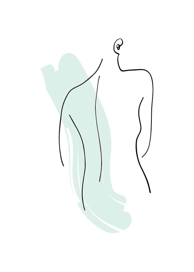 WOMAN BODY LINE 6