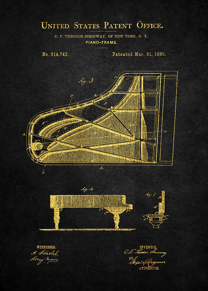 38 Steinway Piano Frame P