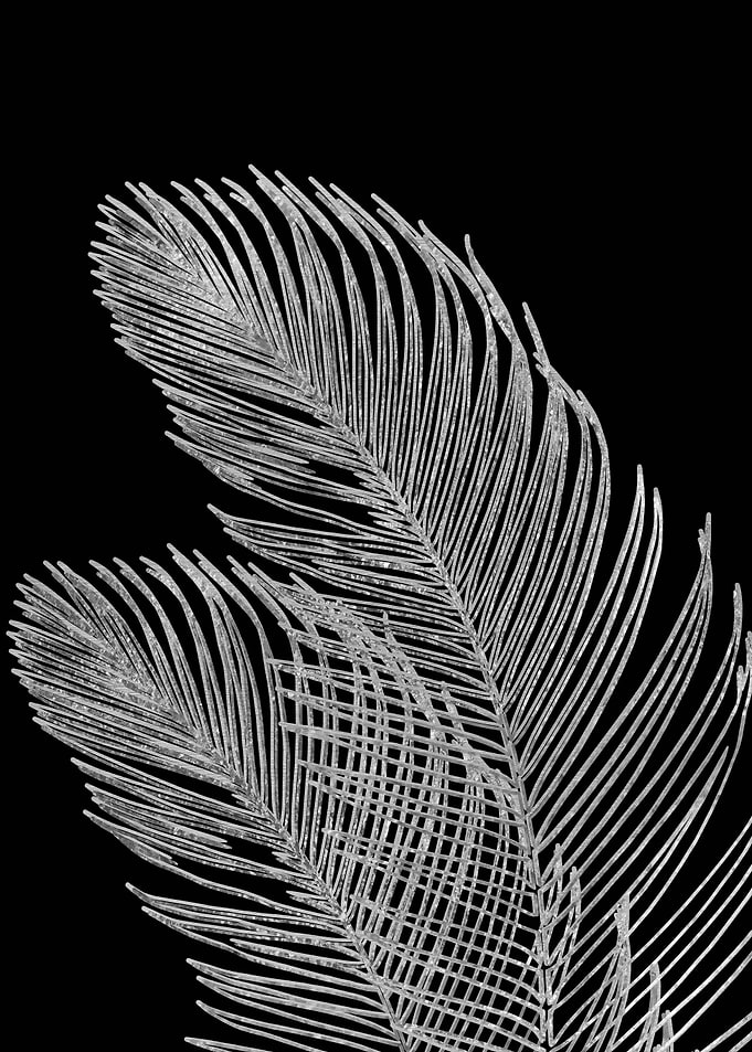 Palm Leaves Silver Foil 2