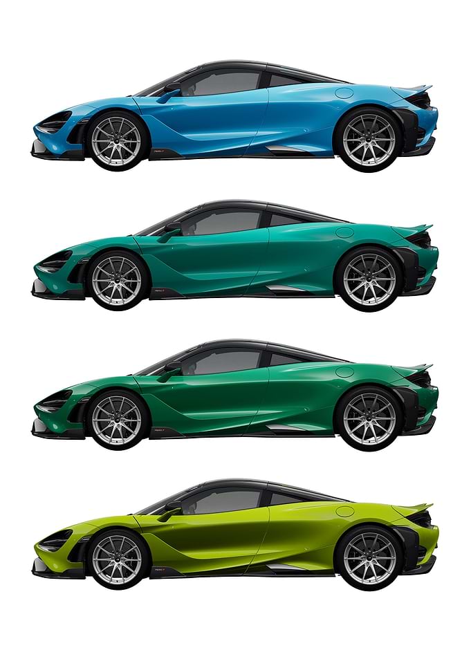 McLaren 720s Blue Green