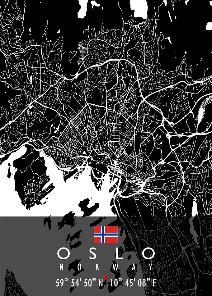 OSLO MAP NORWAY