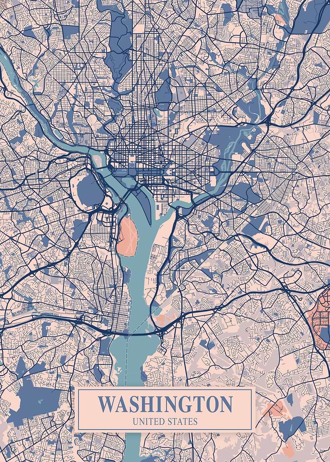 Washington Breezy City Map