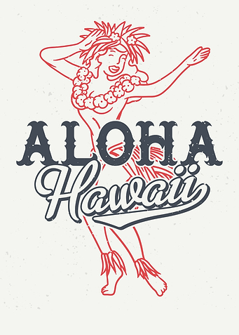 aloha hawaii pop art