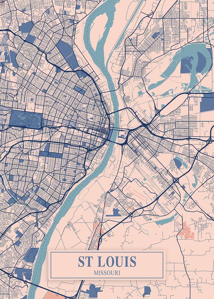 St Louis Breezy City Map