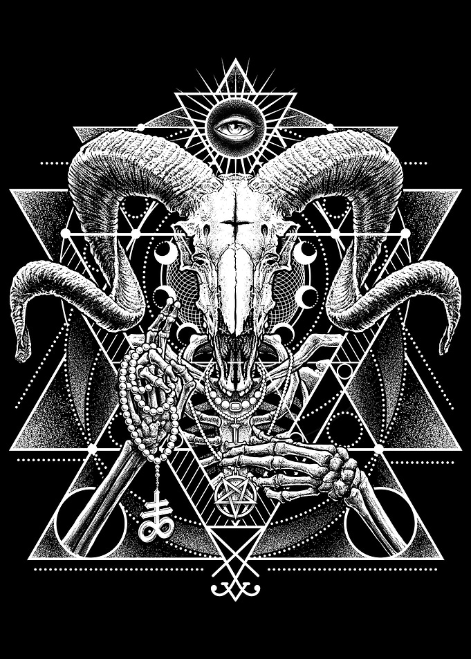 Gothic Satan 666 Baphomet