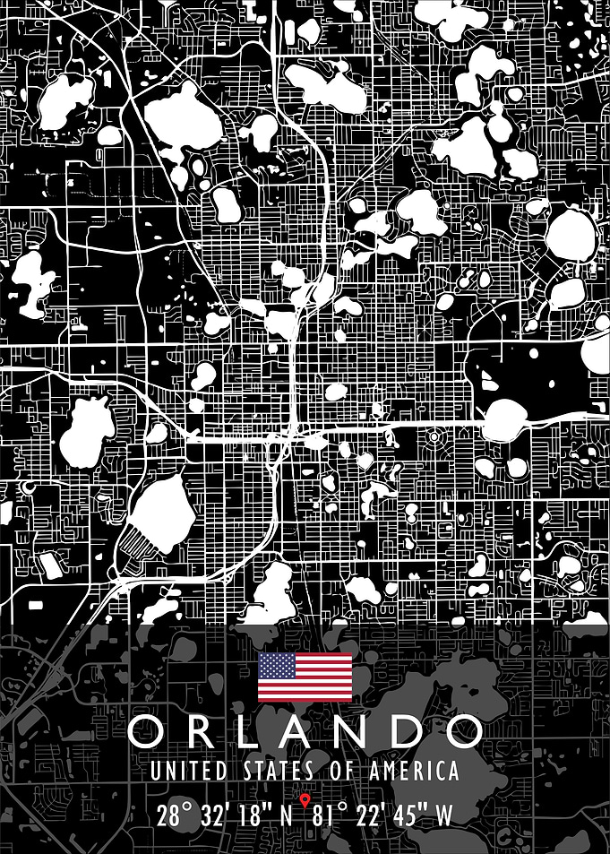 ORLANDO MAP USA