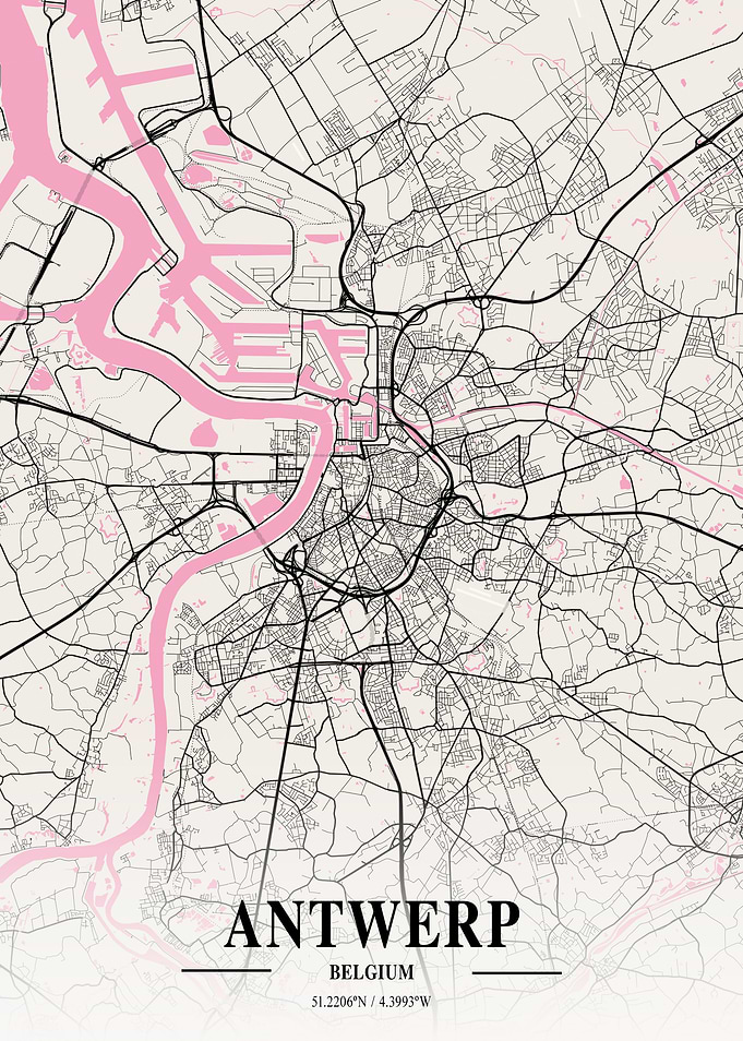 Antwerp Neapolitan Map