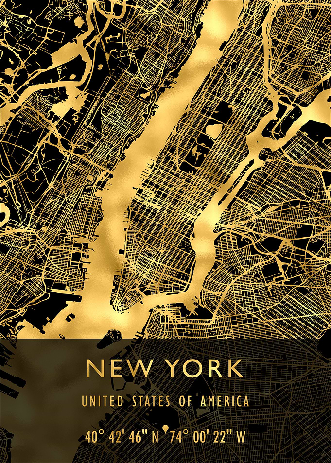NEW YORK MAP USA