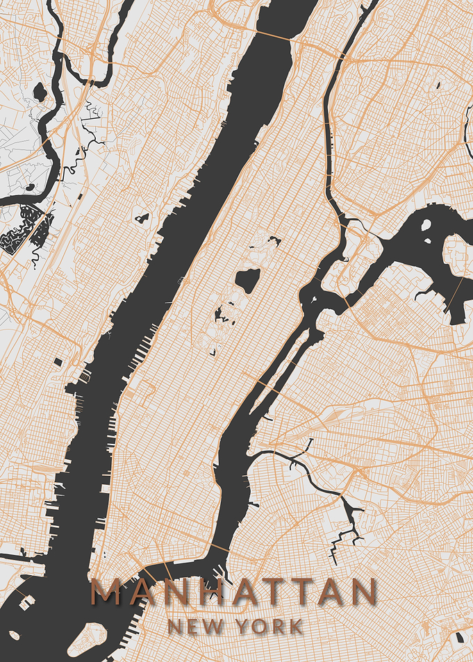 New York Manhattan Map