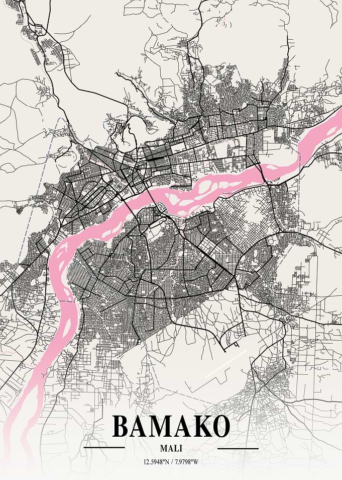 Bamako Neapolitan Map