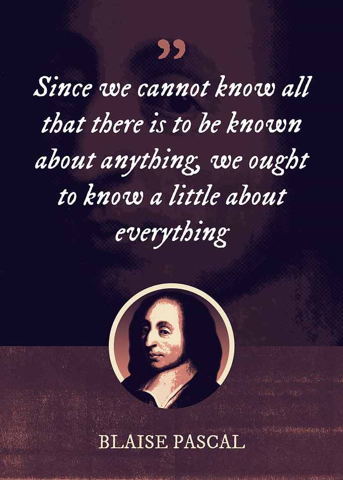 Since we cannot know all